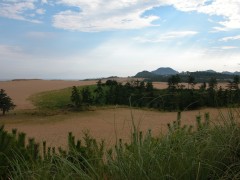 鳥取砂丘手前の写真