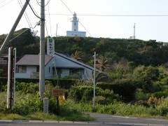 洲崎灯台の入口