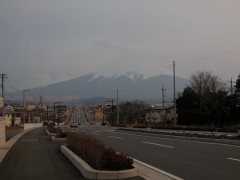 富士見バイパスから富士山を望む